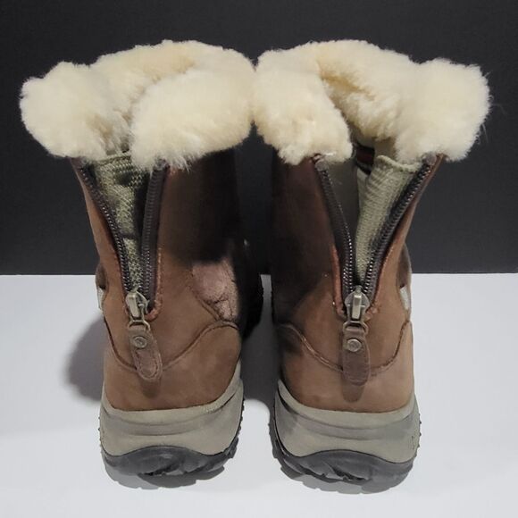 North Face Women's Brown Suede Winter Boots - Picture 7 of 15